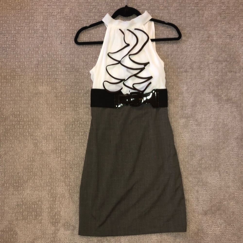 IZ Byer | Ruffle Bodice A-Line Dress, 5